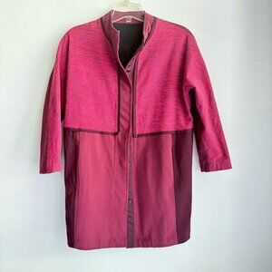Lululemon Magenta Pink Cacoon Car Athleisure  Jacket S